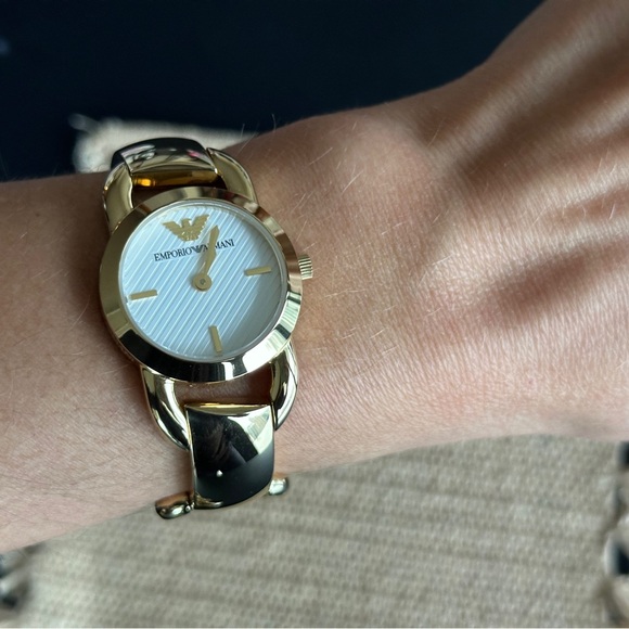 Emporio Armani Women's Gold-Tone Watch - Picture 3 of 11